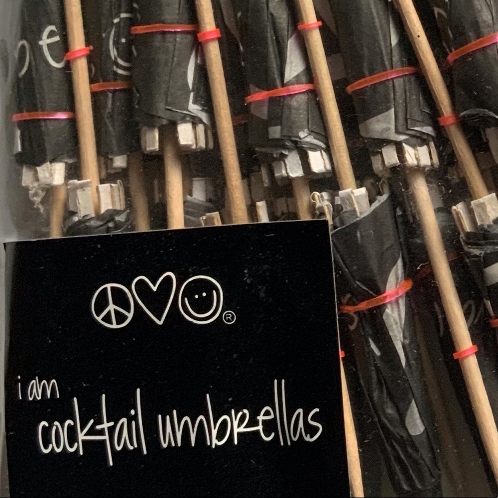 Peace Love World “Rare” Cocktail Umbrellas